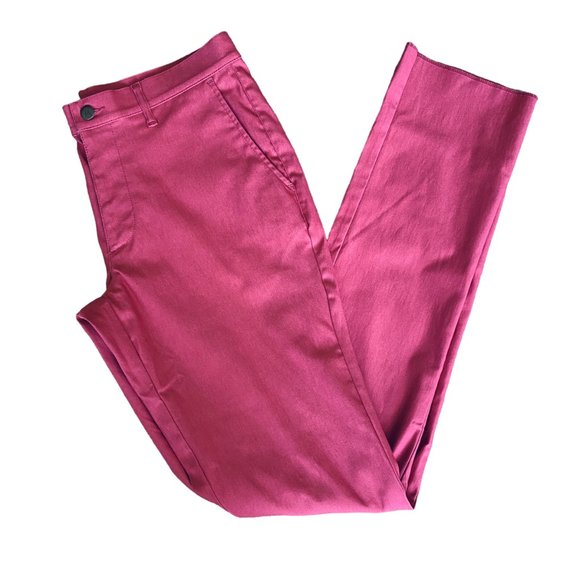 Mizzen + Main Performance Chino Pants In Coral Size 32W L36